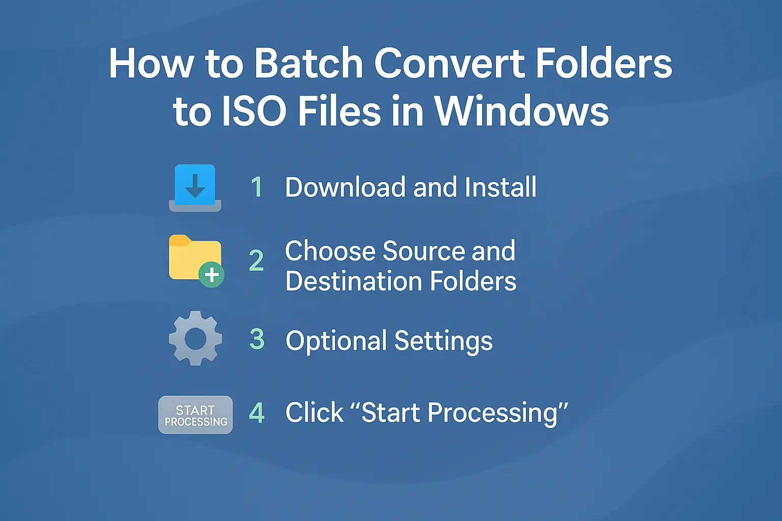 How to Batch Convert Folders to ISO Files in Windows (Step-by-Step Guide)