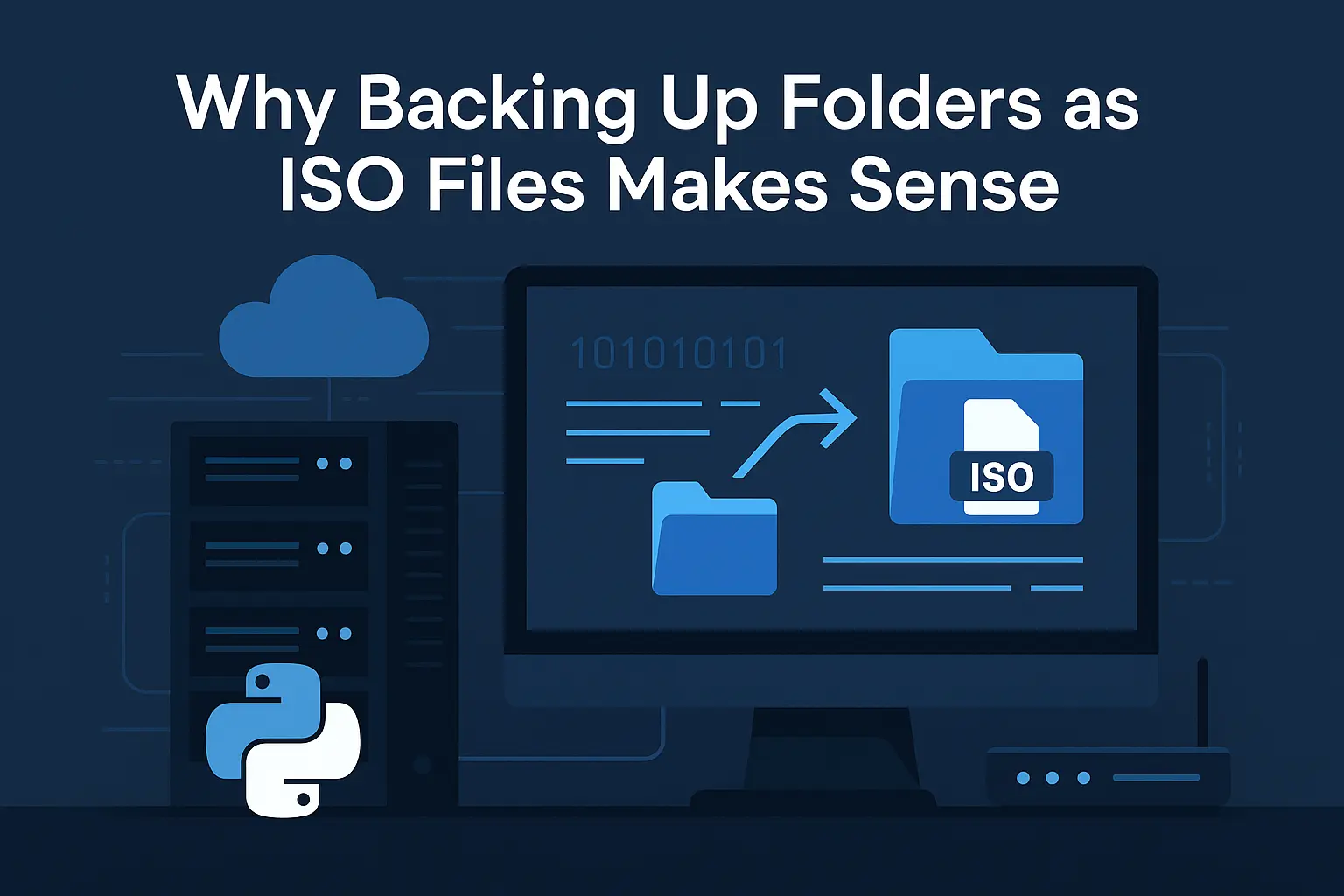 Why Backing Up Folders as ISO Files Makes Sense